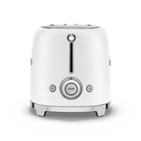 50's Retro Style Wide Slot Pop Up Electric Toaster with 6 Settings, 2-Slice, Matte White X0M5 - product image 2