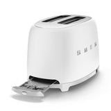 50's Retro Style Wide Slot Pop Up Electric Toaster with 6 Settings, 2-Slice, Matte White X0M5 - product image 8