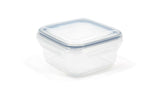 Clear Rectangular Clear Food Storage Container with Lid, Nestable, 1.1-L R7P4 - product image 1