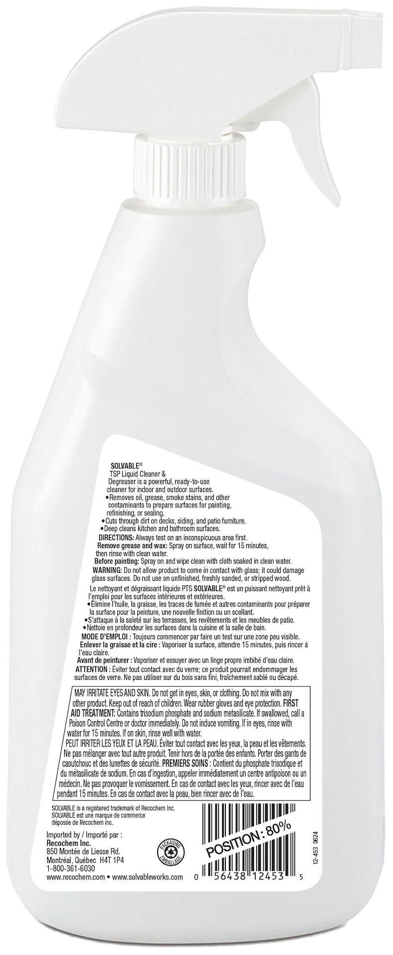 Professional Grade, Surface Cleaner & Degreaser, 625-mL L2Z2 - product image 2