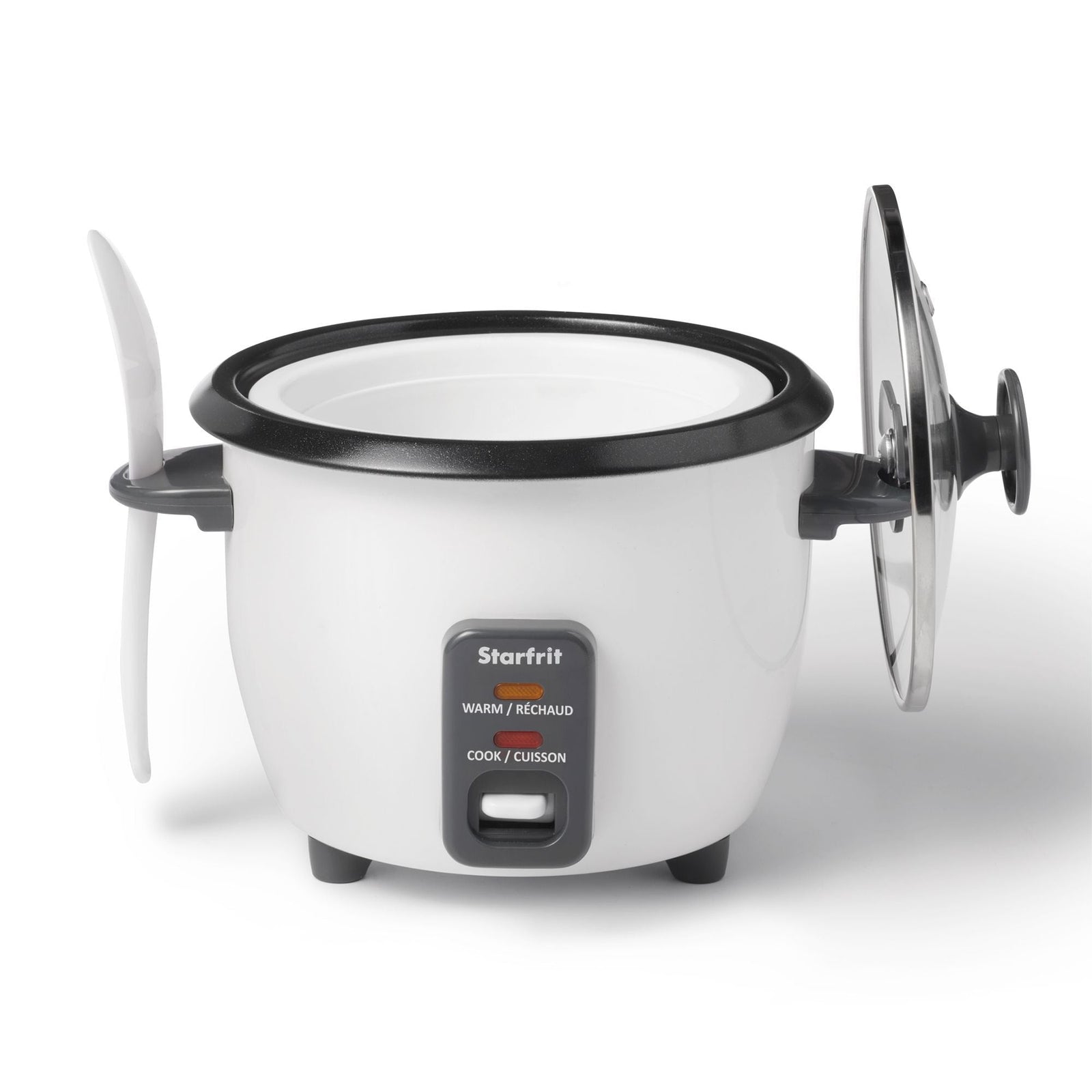 300W 6-Cup White Rice Cooker with Steam Basket C1C5 - product image 3