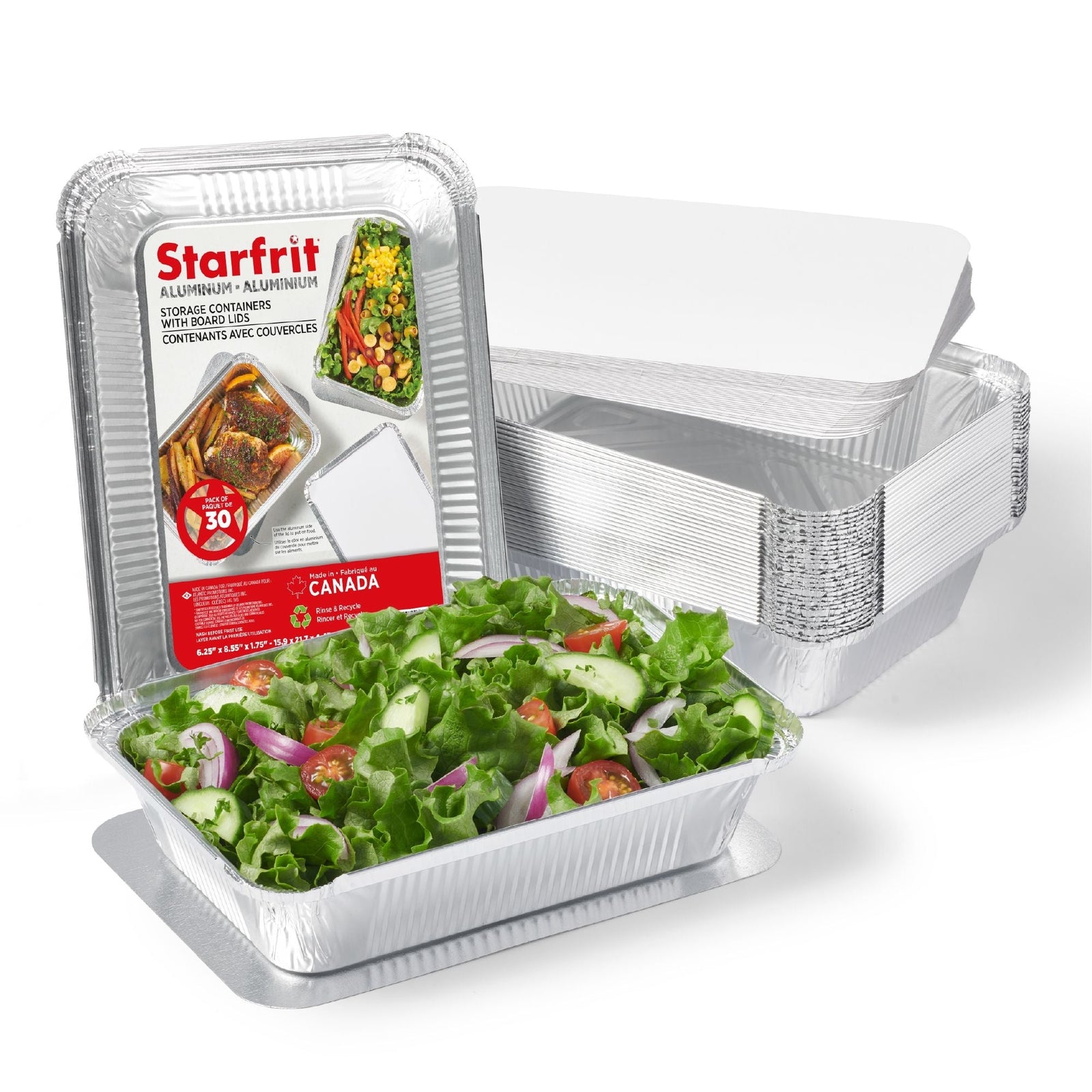 Aluminum Container with Board Lid, 30-pk O4U4 - product image 8
