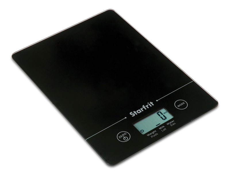 Slim Glass Kitchen Scale, 5-kg, Assorted Q0X0