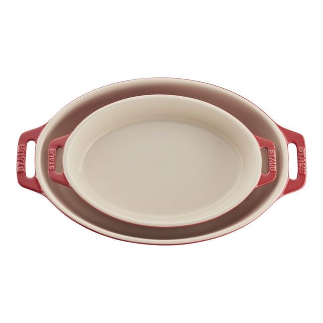 Oval 2 piece Baking Set Cherry Y6Y4 - product image 1