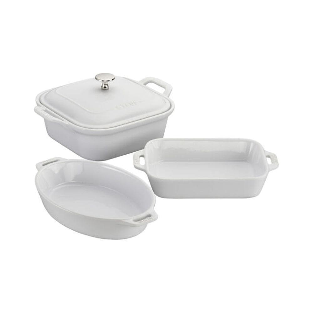 White Non-Stick Ceramic Mixed Baking Set, 4-pc V5Q0 - product image 1