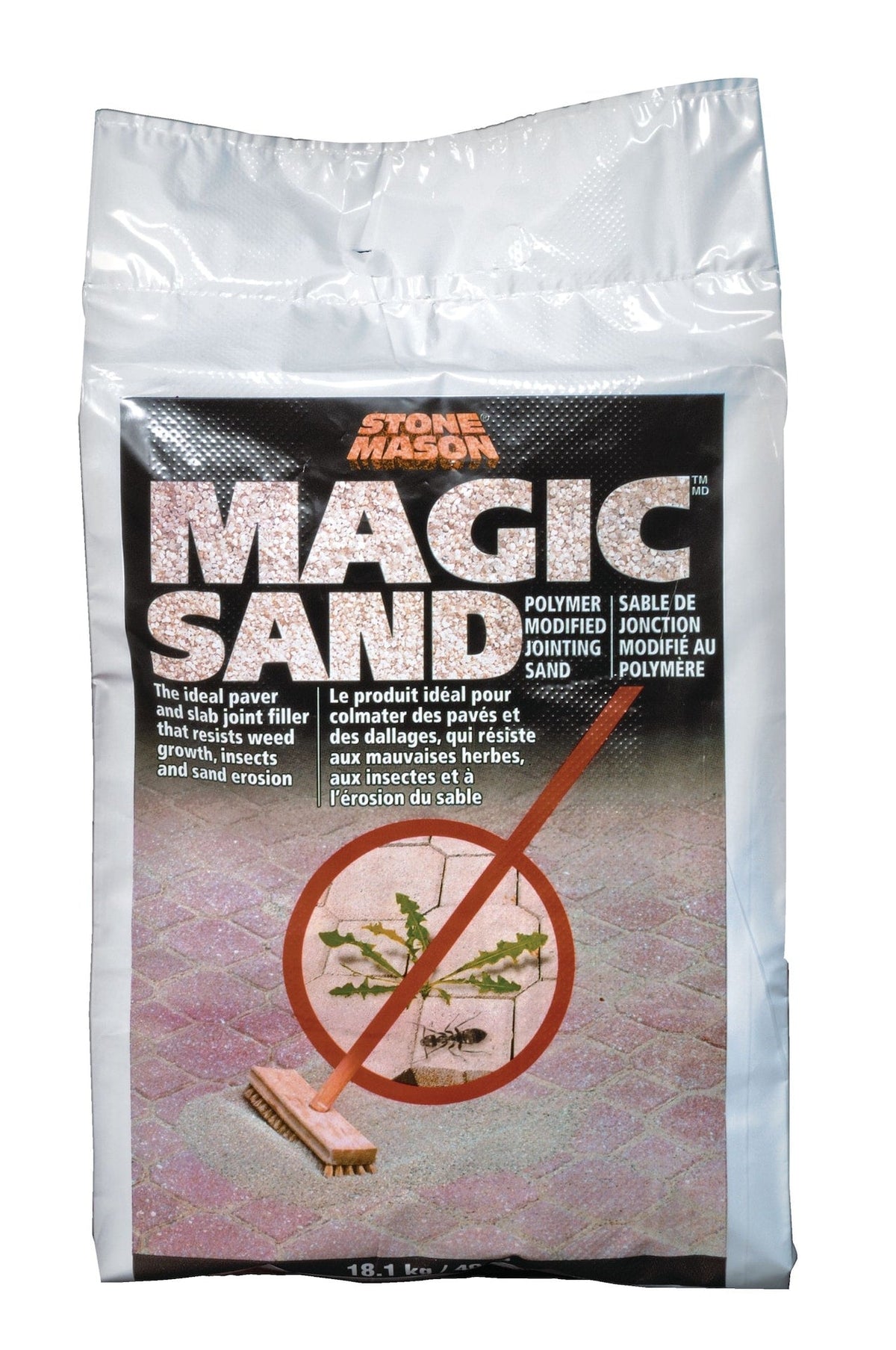 Mason Magic Sand, Polymeric Paver Locking/Jointing Sand, Weed-Resistant, 18.1-kg H6R4 - product image 1