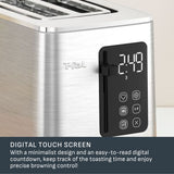 2-Slice Stainless Steel Digital Toaster, Extra wide slots, 7 Browning levels R4O6 - product image 8