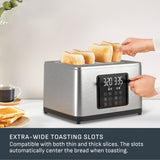 4-Slice Stainless Steel Digital Toaster, Extra wide slots, 7 Browning levels S1D1 - product image 7