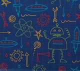 Kids Standard Insulated Soft Reusable Lunch Bag, Robot Doodles K7B2 - product image 1