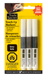 Touch-Up Repair Marker, Quick Drying & Fade Resistant, Grey, 3-pk O9A0 - product image 1