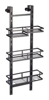 Type A Over-The-Door Adjustable Shower Caddy, Black F5V8 - product image 1