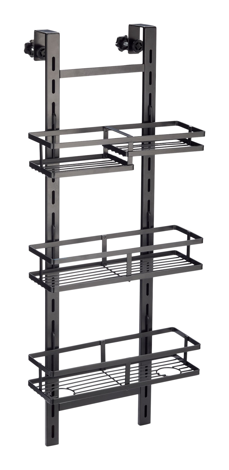 Type A Over-The-Door Adjustable Shower Caddy, Black F5V8 - product image 1