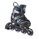 Wheels Adjustable Inline Skates, Teal, Assorted Sizes W5F8 - product image 1