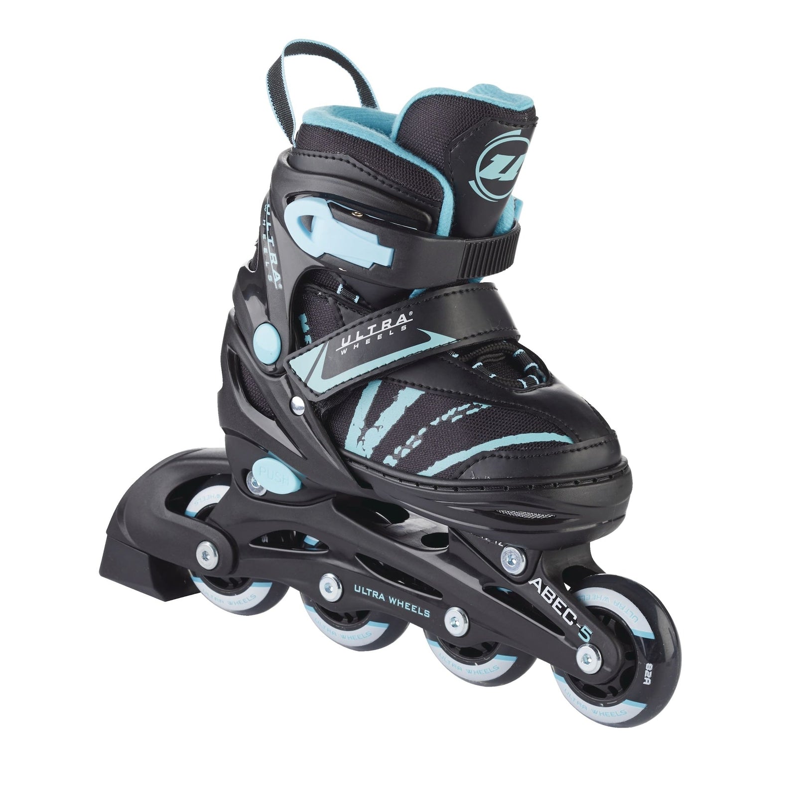 Wheels Adjustable Inline Skates, Teal, Assorted Sizes W5F8 - product image 1