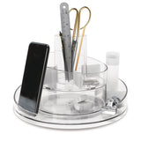 Cascada Acrylic Spinning Turntable Cosmetic Vanity Organizer, Clear D0G2 - product image 1