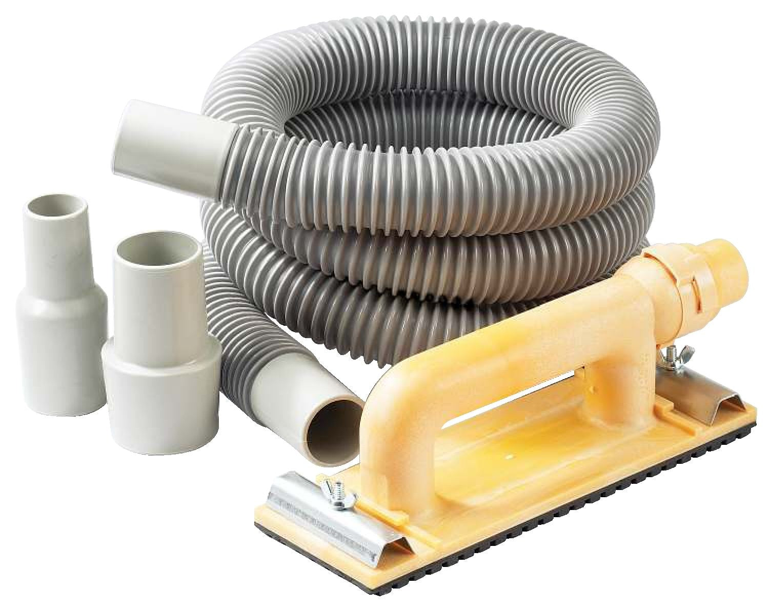 Dust-Free Sander Kit with 6-in Hose, Shop-Vac/Vacuum Adaptors & Medium Grit Sandpaper C2D6 - product image 1