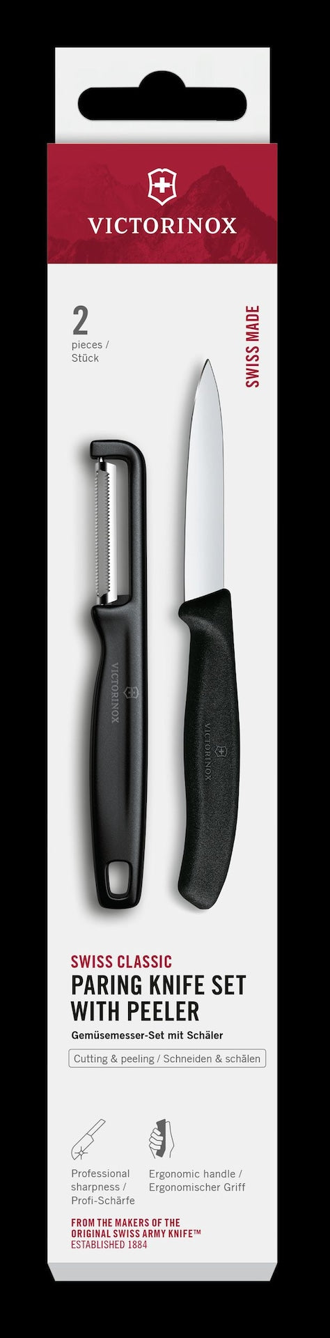 Dishwasher Safe Paring Peeler Set, 2-pc X8Z6