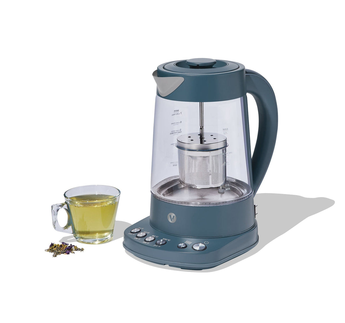 Colour Series Electric Variable Temperature Steeping Kettle, Bluefin, 1.7-L D9Z2 - product image 2