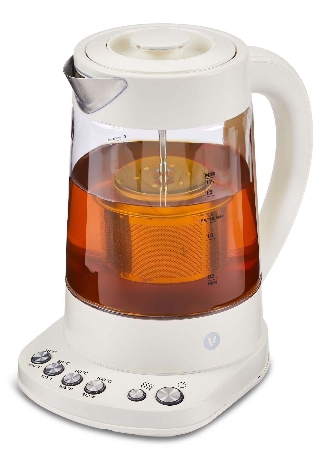 Colour Series Electric Variable Temperature Steeping Kettle, Shortbread, 1.7-L M4D1 - product image 1