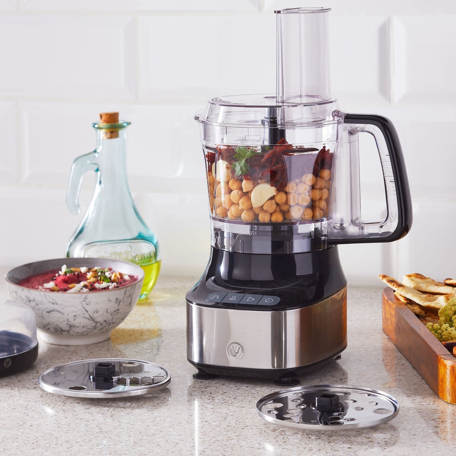 Compact 3-Cup Mini Food Chopper with Storage Case, Silver X1Y7 - product image 3