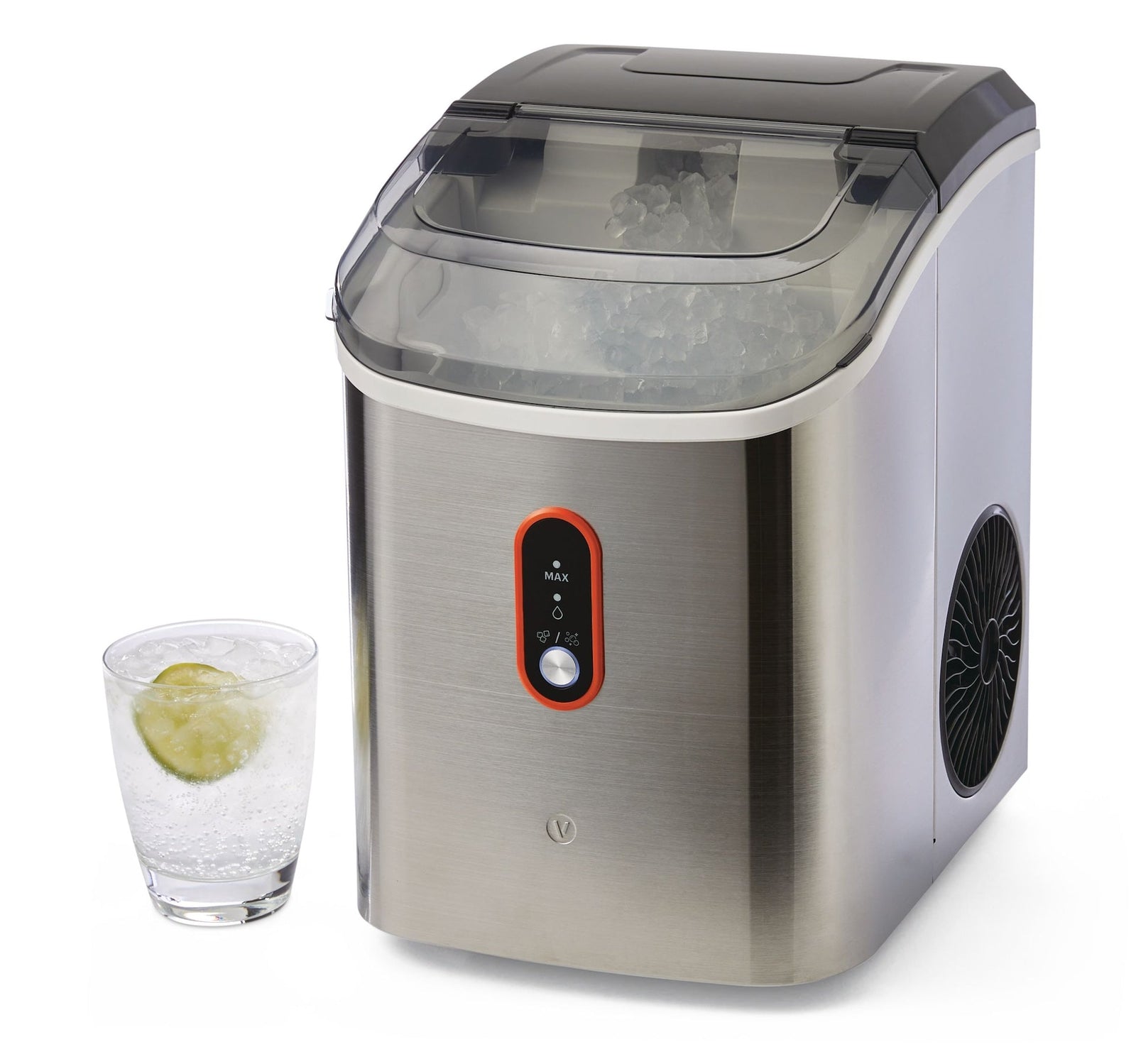 Countertop Soft Nugget Ice Maker, 33-lb Ice/Day, Stainless Steel V4A8 - product image 2