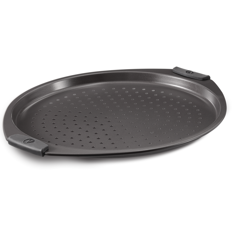 Non-Stick Round Pizza Crisper Pan, 13.25-in M5Y3
