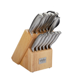 Stainless Steel Knife Block Set, Ergonomic Grip, 14-pc V0J7 - product image 1