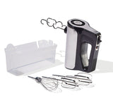 Variable Speed Hand Mixer with Storage Case, Includes Attachments, Black L8V6 - product image 1