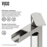 Amada Single Handle Vessel Single Hole Bathroom Sink Faucet, WaterSense Certified, Chrome G2Q0 - product image 7