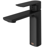 Davidson Single Handle Single Hole Bathroom Sink Faucet, WaterSense Certified, Matte Black J6B9 - product image 1