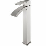 Duris Vessel Single Handle Vessel Sink Bathroom Faucet with Deck Plate, Brushed Nickel D8N6 - product image 1