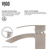 Duris Vessel Single Handle Vessel Sink Bathroom Faucet with Deck Plate, Brushed Nickel D8N6 - product image 4