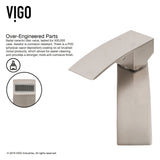 Duris Vessel Single Handle Vessel Sink Bathroom Faucet with Deck Plate, Brushed Nickel D8N6 - product image 5
