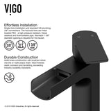 Ileana Single Handle Single Hole Bathroom Sink Faucet, WaterSense Certified, Matte Black Y6A9 - product image 4