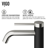 Lexington Single Handle Vessel Sink Bathroom Faucet with cFiber© Body, Brushed Nickel F7U8 - product image 4