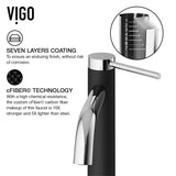 Lexington Single Handle Vessel Sink Bathroom Faucet with cFiber© Body, Chrome J9O3 - product image 5