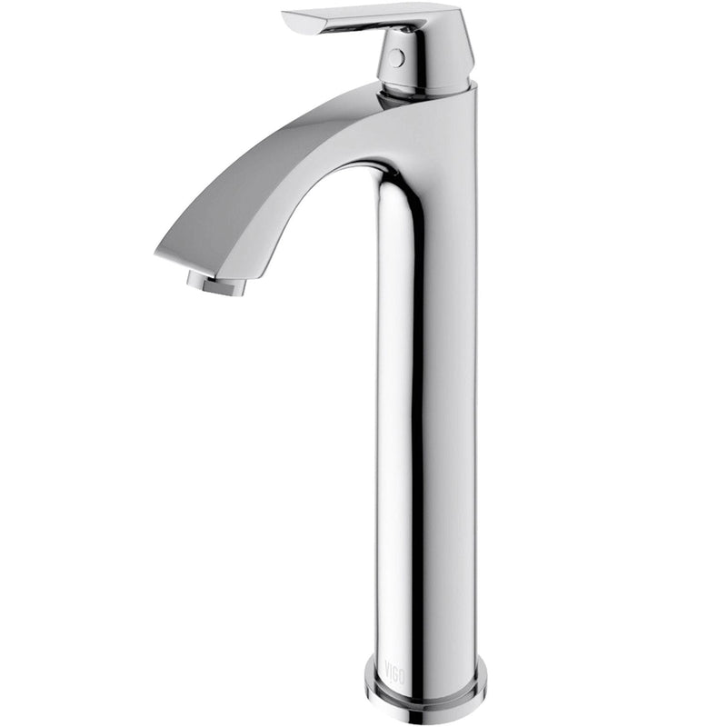 Linus Single Handle Vessel Sink Bathroom Faucet, Chrome L3Z4