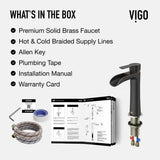 Niko Single Handle Vessel Single Hole Bathroom Sink Faucet with Pop-up Drain, Antique Rubbed Bronze X3W0 - product image 7