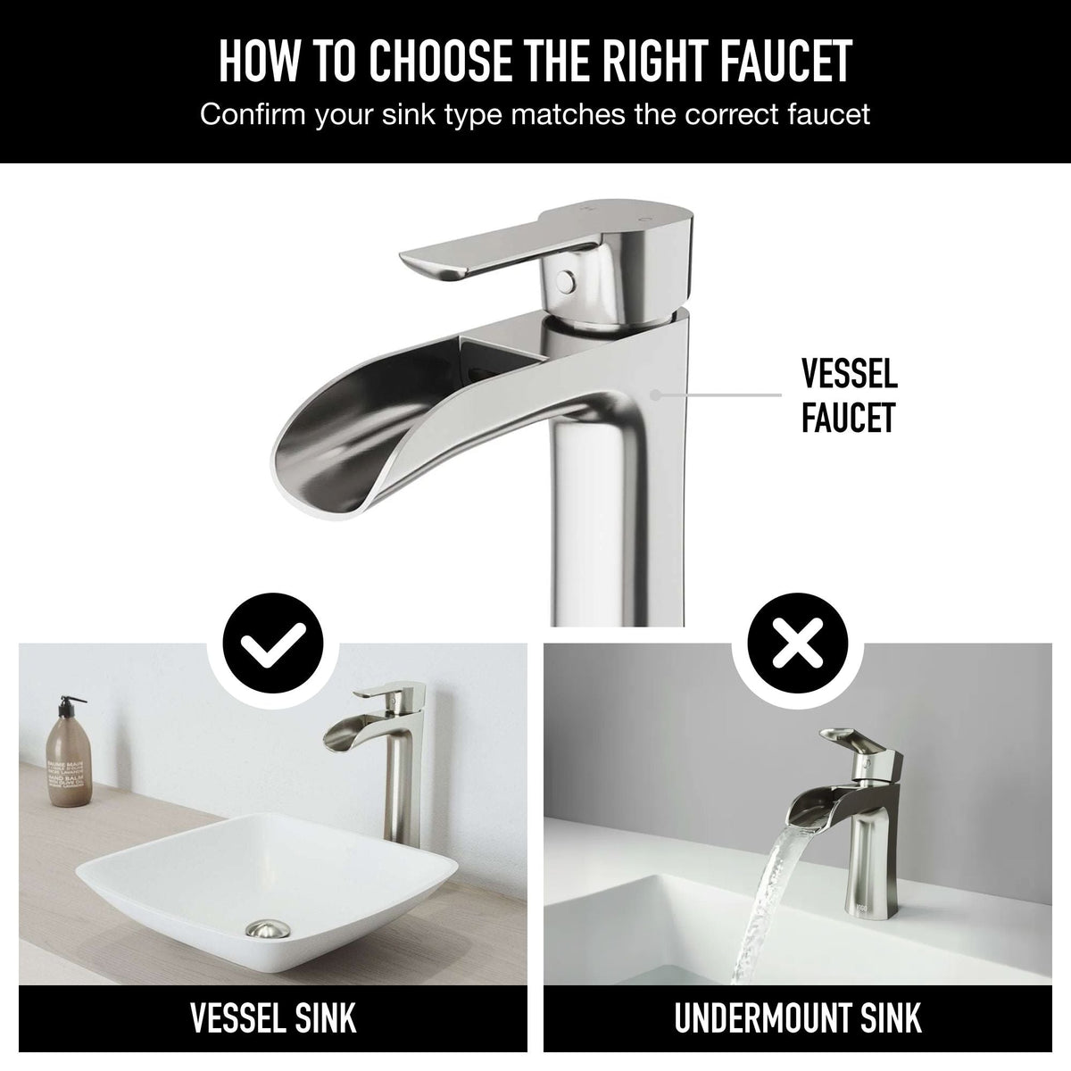Niko Single Handle Vessel Sink Bathroom Faucet with Deck Plate, Brushed Nickel A9A2 - product image 7