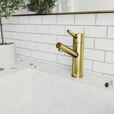 Noma Single Handle Single Hole Bathroom Sink Faucet, WaterSense Certified, Matte Gold I8Q0 - product image 8