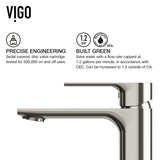 Norfolk Single Handle Vessel Bathroom Sink Faucet, WaterSense Certified, Brushed Nickel P3C7 - product image 4