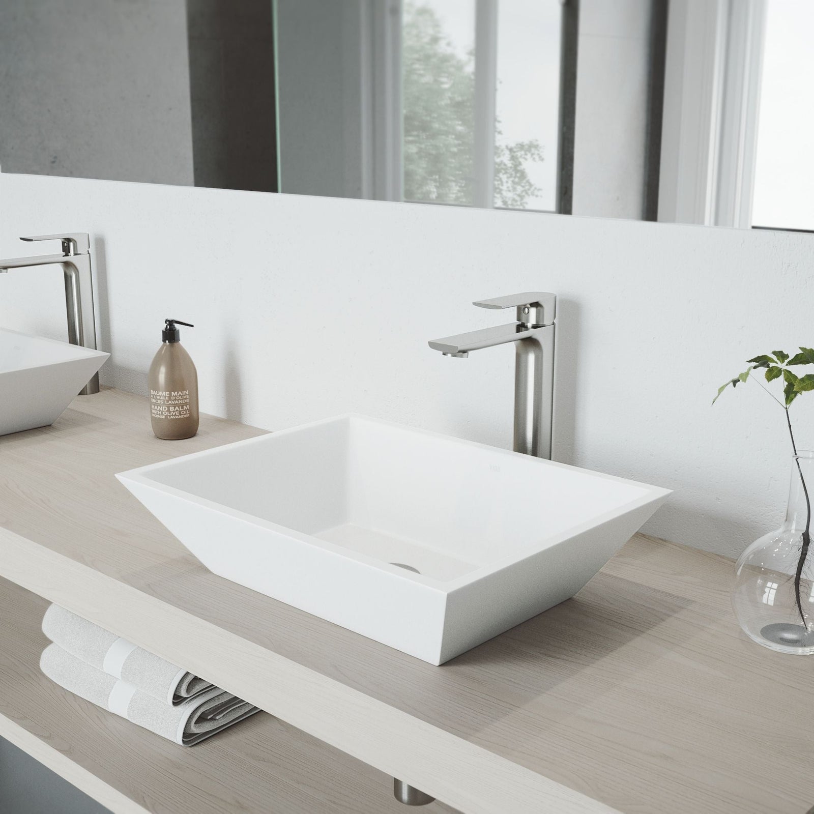 Norfolk Single Handle Vessel Bathroom Sink Faucet, WaterSense Certified, Brushed Nickel P3C7 - product image 8