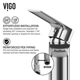 Norfolk Single Handle Vessel Single Hole Bathroom Sink Faucet, WaterSense Certified, Chrome I7J2 - product image 4