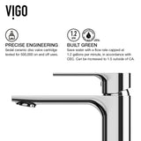 Norfolk Single Handle Vessel Single Hole Bathroom Sink Faucet, WaterSense Certified, Chrome I7J2 - product image 5