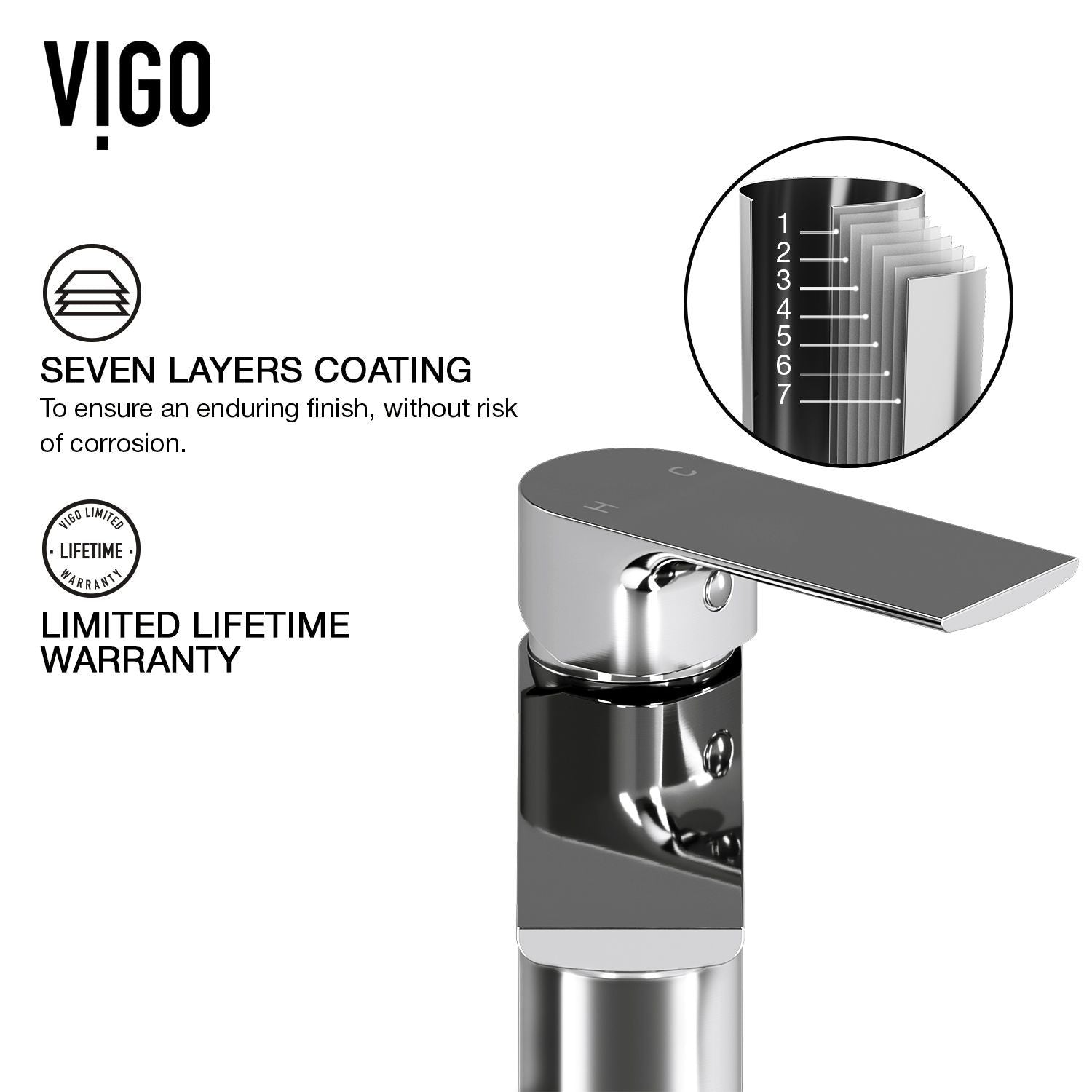 Norfolk Single Handle Vessel Single Hole Bathroom Sink Faucet, WaterSense Certified, Chrome I7J2 - product image 6