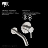 Olus Wall Mount Bathroom Faucet, WaterSense Certified, Brushed Nickel Y9V8 - product image 6