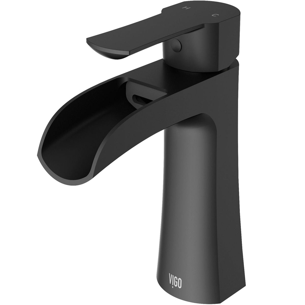 Paloma Single Handle Single Hole Bathroom Sink Faucet, WaterSense Certified, Matte Black H6X9 - product image 3