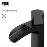Paloma Single Handle Single Hole Bathroom Sink Faucet, WaterSense Certified, Matte Black H6X9 - product image 6