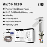 Satro Single Handle Single Hole Bathroom Sink Faucet, WaterSense Certified, Brushed Nickel S9H4 - product image 6