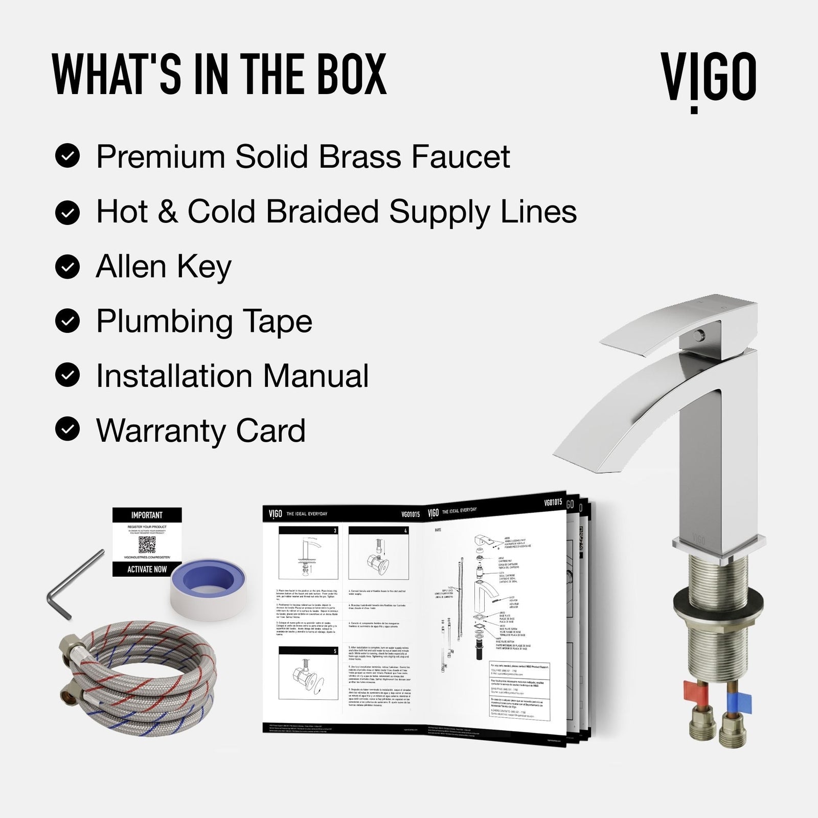 Satro Single Handle Single Hole Bathroom Sink Faucet, WaterSense Certified, Brushed Nickel S9H4 - product image 6